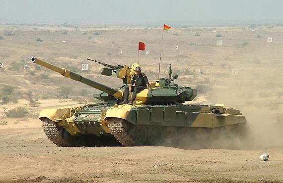 Xe tăng T-90 của Lục quân Ấn Độ