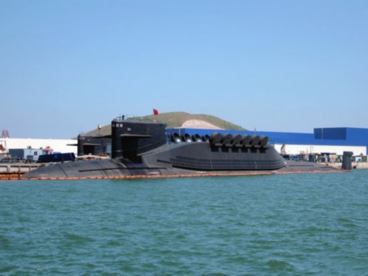 Tàu ngầm hạt nhân chiến lược 094 của Hải quân Trung Quốc.