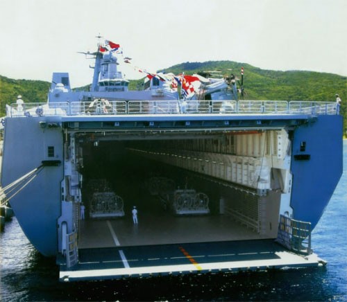 Tàu vận tải đổ bộ cỡ lớn Côn Luân Sơn - Hạm đội Nam Hải, Hải quân Trung Quốc