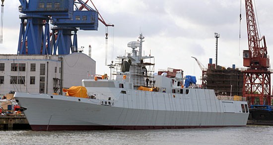 Trung Quốc hạ thủy tàu hộ vệ Type 056, sử dụng cho tác chiến ở các vùng biển gần như biển Đông, biển Hoa Đông