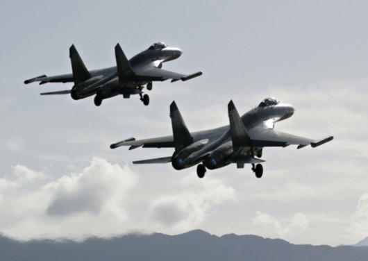 Biên đội máy bay chiến đấu J-11 Trung Quốc