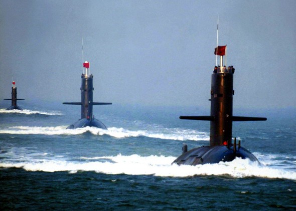 Tàu ngầm Trung Quốc là "con mồi" của máy bay tuần tra săn ngầm P-1 Nhật Bản