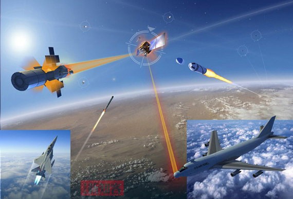 Vũ khí laser tấn công vệ tinh trong tương lai