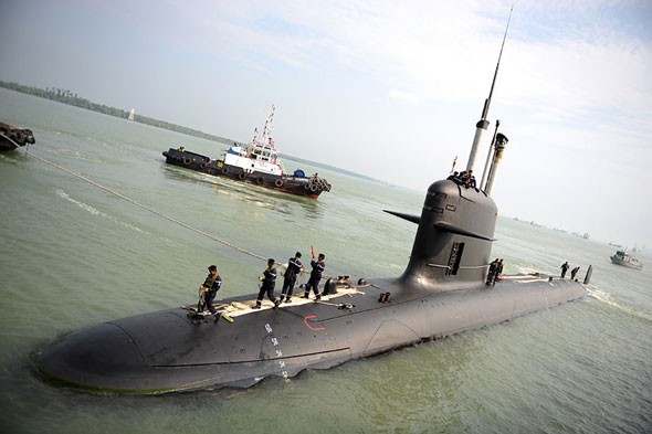 Tàu ngầm thông thường lớp Scorpene Malaysia mua của Pháp - đã phóng thử tên lửa chống hạm Exocet ở Biển Đông