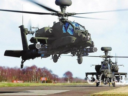 Máy bay trực thăng vũ trang Apache của Không quân Đài Loan, do Mỹ chế tạo