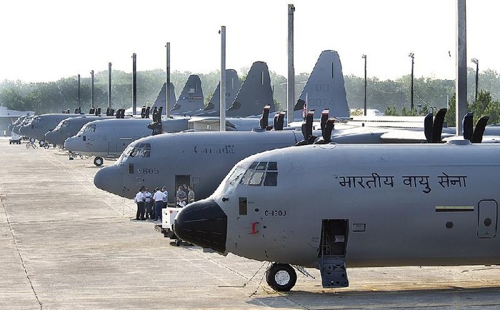 Máy bay vận tải C-130J của Không quân Ấn Độ