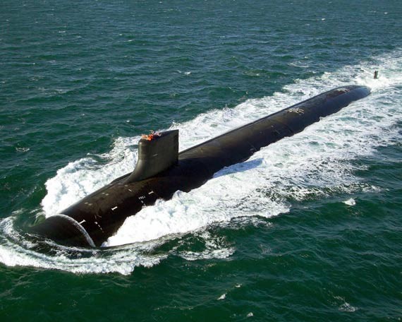 Tàu ngầm hạt nhân tấn công Jimmy Carter SSN23 lớp Seawolf của Hải quân Mỹ.