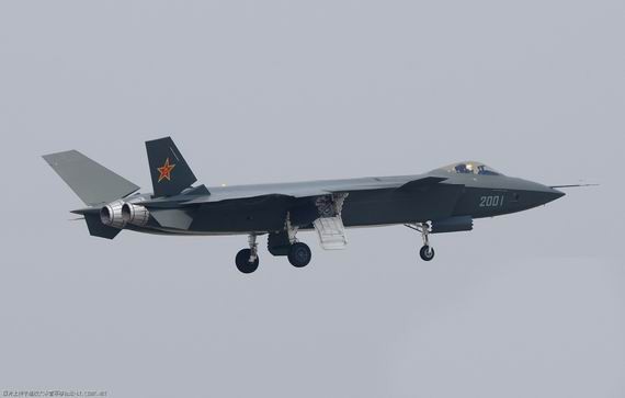 Máy bay chiến đấu thế hệ thứ năm J-20 đang được Trung Quốc phát triển