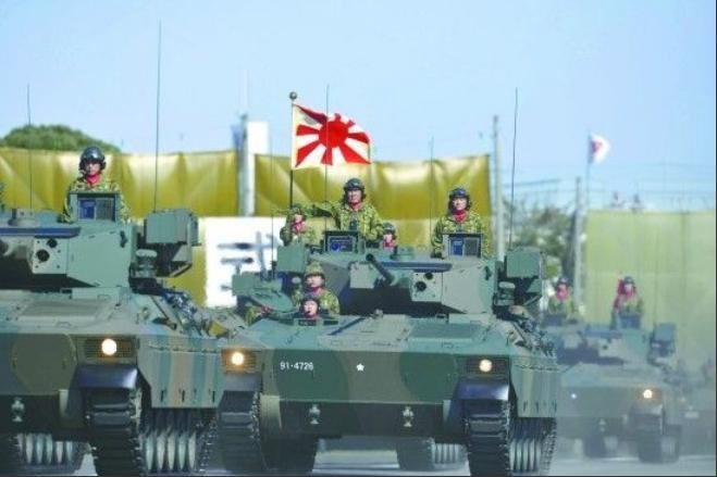 Xe tăng của Lực lượng Phòng vệ Nhật Bản (nguồn Tân Hoa xã)