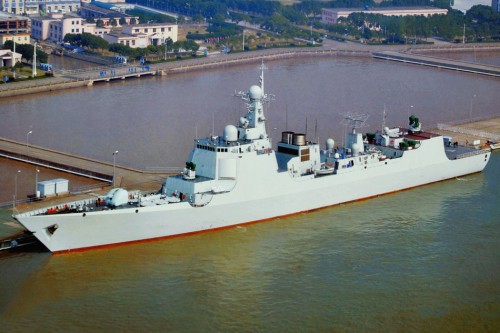 Năm 2014, Trung Quốc sẽ biên chế tàu khu trục tên lửa mới Type 052D cho Hải quân