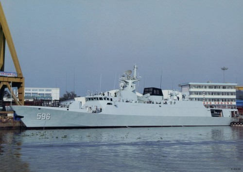 Tàu hộ vệ tên lửa Type 056 số hiệu 596 của Hạm đội Nam Hải, Hải quân Trung Quốc