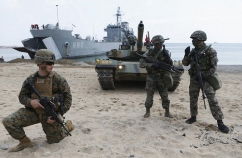 Quân đội Mỹ-Hàn liên tục diễn tập liên hợp