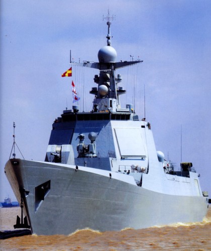 Năm 2014, Trung Quốc sẽ biên chế tàu khu trục tên lửa mới Type 052D cho Hải quân