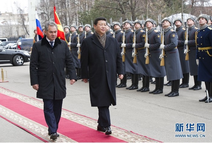 Chủ tịch Trung Quốc Tập Cận Bình thăm Bộ Quốc phòng Nga ngày 23 tháng 3 năm 2013