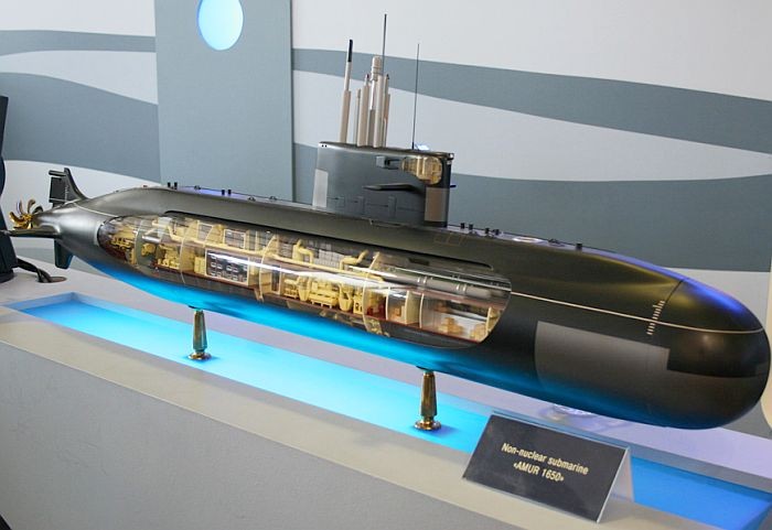 Tàu ngầm AIP lớp Amur Type 1650 Nga