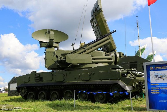 Hệ thống phòng không tên lửa-pháo hợp nhất Nga (ảnh minh họa)