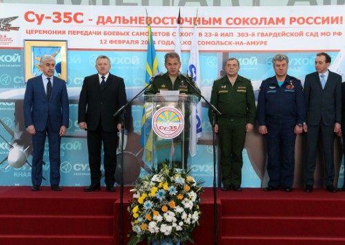 Quan chức cấp cao quân sự-chính trị Nga tại lễ bàn giao