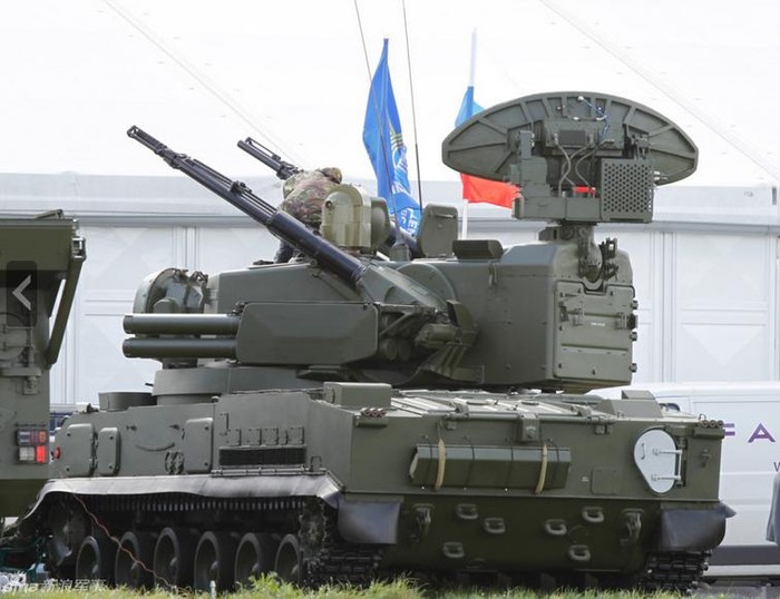 Hệ thống phòng không tên lửa-pháo hợp nhất Tunguska-M1 do Nga chế tạo (ảnh minh họa).