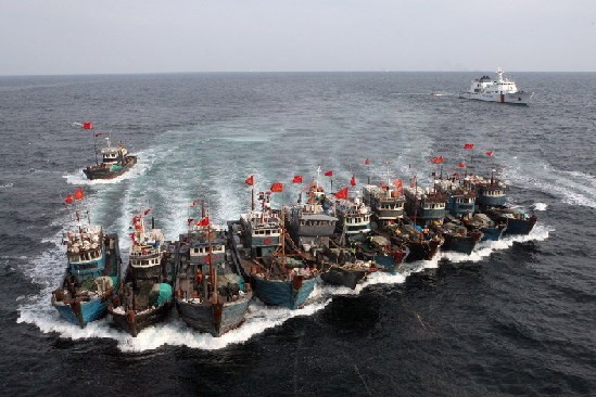 Cảnh sát Hàn Quốc bắt tàu cá Trung Quốc (ảnh minh họa)