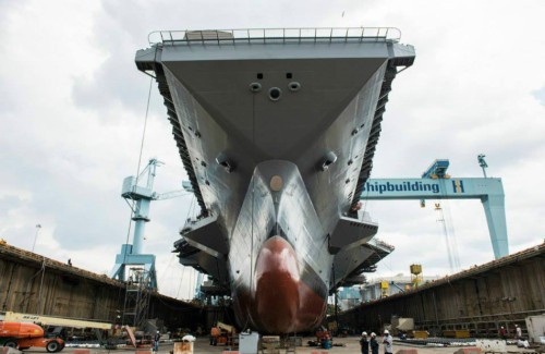 Tàu sân bay động cơ hạt nhân USS Gerald R Ford mới nhất của Mỹ