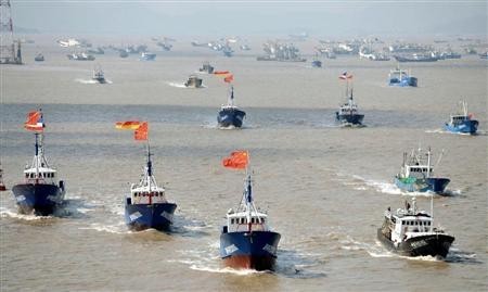 Trung Quốc có số lượng tàu cá khổng lồ, được dư luận Nhật Bản coi là mối đe dọa