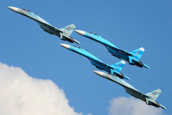Biên đội máy bay chiến đấu Su-27SM Nga