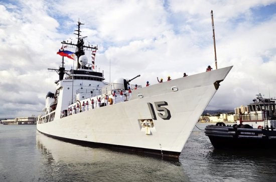 Hải quân Philippines tiếp nhận tàu tuần tra lớp Hamilton đầu tiên của Mỹ, đặt tên là BRP Gregorio del Pilar (ảnh tư liệu)