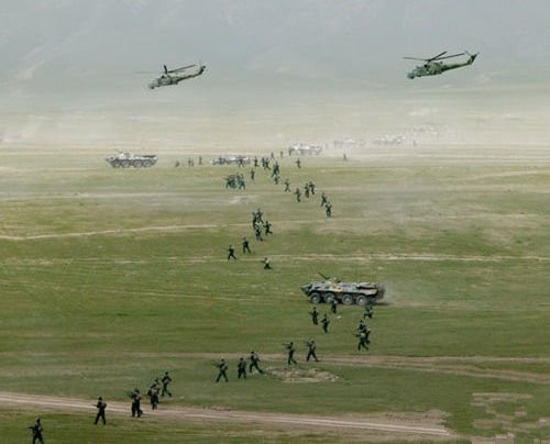 Quân đội Nga diễn tập đột kích cuối tháng 2 năm 2014 (ảnh minh họa)