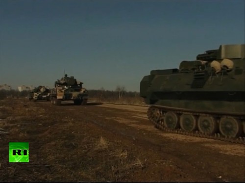 Lực lượng xe chiến đấu Quân đội Nga hành tiến