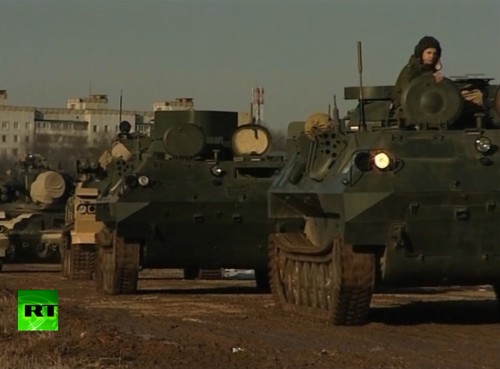 Lực lượng xe chiến đấu Quân đội Nga hành tiến