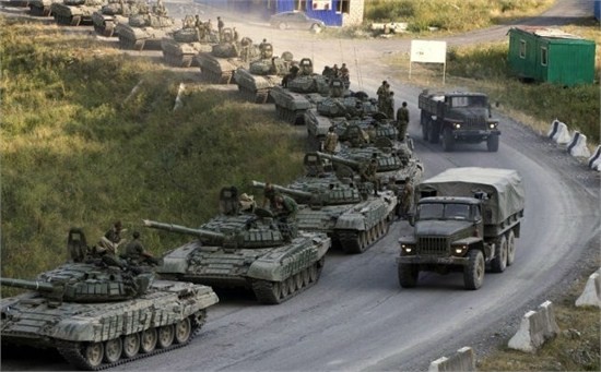 Xe tăng Quân đội Nga hành tiến
