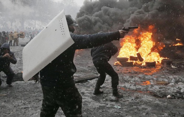 Bạo loạn ở Kiev trước khi Tổng thống Ucraine bị lật đổ