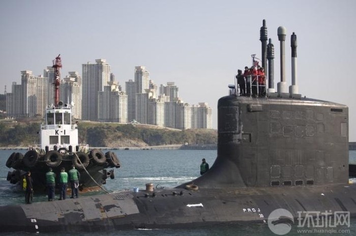 Tàu ngầm hạt nhân tấn công Hawaii lớp Virginia Mỹ thăm Philippines (ảnh tư liệu)