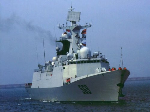 Tàu khu trục Ngọc Lâm số hiệu 569 Type 054A, Hạm đội Nam Hải, Hải quân Trung Quốc