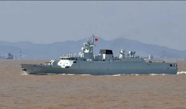 Tàu hộ vệ tên lửa Mai Châu số hiệu 584 Type 056 của Hạm đội Nam Hải, Hải quân Trung Quốc