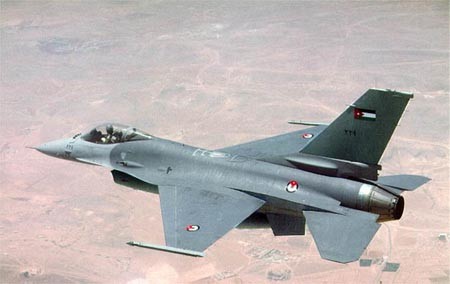 Máy bay chiến đấu F-16A Không quân Jordan