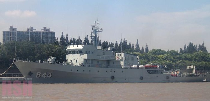 Tàu quét mìn Hạc Sơn, Type 081 của đại đội 10, Hạm đội Nam Hải, chế tạo tại Giang Nam, hạ thủy ngày 27 tháng 9 năm 2012, biên chế ngày 10 tháng 10 năm 2013.