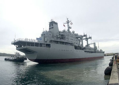 Tàu tiếp tế tổng hợp cỡ lớn Thanh Hải Hồ số hiệu 885, Hạm đội Nam Hải