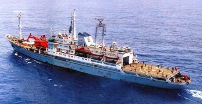 Tàu khảo sát khoa học biển xa Hướng Dương Hồng &quot;cũ&quot; của Trung Quốc, từng tham gia khảo sát Nam Cực.