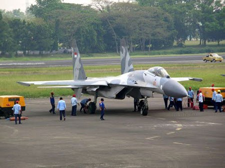 Máy bay chiến đấu Su-30MK2 của Không quân Indonesia