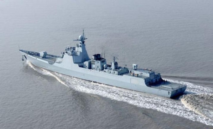 Tàu khu trục tên lửa Type 052D thứ hai của Trung Quốc chạy thử trên biển