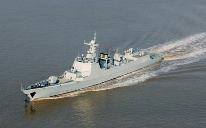 Tàu khu trục tên lửa Type 052D thứ hai của Trung Quốc chạy thử trên biển