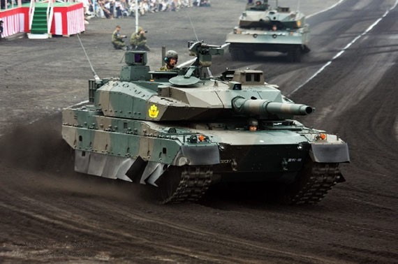Xe tăng Type 10 là xe tăng tiên tiến nhất của Nhật Bản
