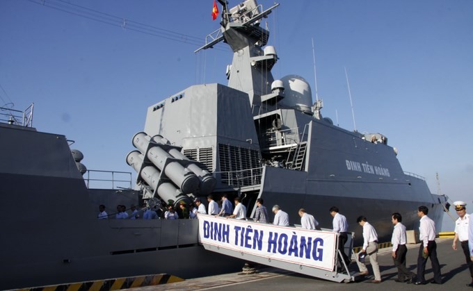Tàu hộ vệ tàng hình Đinh Tiên Hoàng HQ-011 lớp Gepard 3.9 của Hải quân Việt Nam