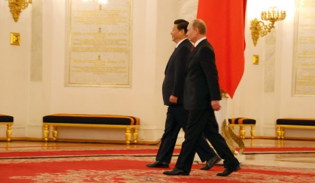 Chủ tịch Trung Quốc Tập Cận Bình thăm Nga ngày 23 tháng 3 năm 2013 - chuyến thăm nước ngoài đầu tiên của ông khi lên nắm quyền