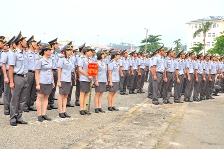 Lực lượng Kiểm ngư Việt Nam trong buổi lễ ra mắt