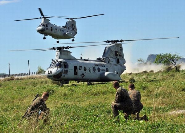 Quân đội Mỹ-Philippines diễn tập quân sự liên hợp ở Biển Đông năm 2012