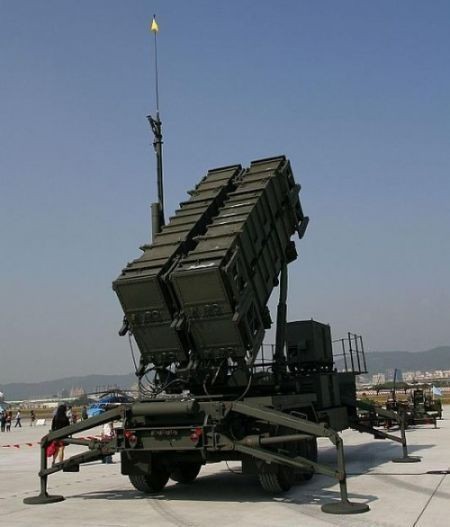Giá phóng tên lửa đất đối không Patriot-2+ của Quân đội Đài Loan