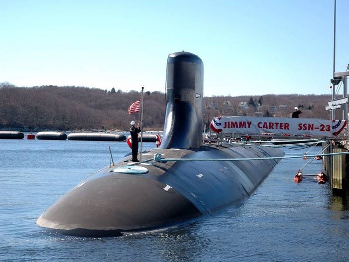Tàu ngầm hạt nhân đa năng Jimmy Carter Hải quân Mỹ (ảnh minh họa)