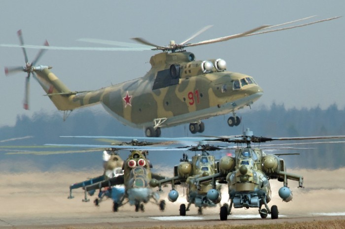 Máy bay trực thăng dòng Mi Nga sẽ bị ảnh hưởng bởi cuộc khủng hoảng Ukraine